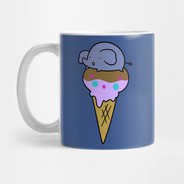 Elephant Icecream Cone by saradaboru